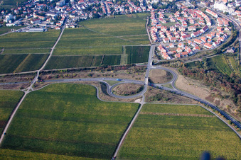 Vue aérienne de Sortie B271 à Bad Dürkheim dans le département Rhénanie-Palatinat, Allemagne
