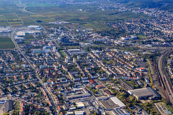 Photographie aérienne de Du nord à Neustadt an der Weinstraße dans le département Rhénanie-Palatinat, Allemagne