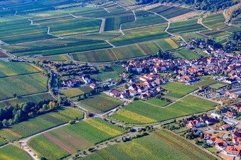 Vue aérienne de Totenkopfstr à le quartier SaintMartin in Sankt Martin dans le département Rhénanie-Palatinat, Allemagne