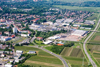 Photographie aérienne de Parc industriel N à Landau in der Pfalz dans le département Rhénanie-Palatinat, Allemagne