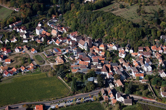 Photographie aérienne de Champs agricoles et terres agricoles à Gleisweiler dans le département Rhénanie-Palatinat, Allemagne