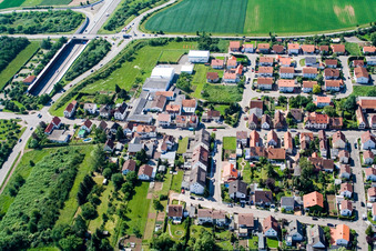 Image drone de Quartier Queichheim in Landau in der Pfalz dans le département Rhénanie-Palatinat, Allemagne