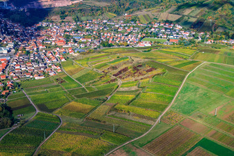 Photographie aérienne de Vue de la ville depuis l'est à Albersweiler dans le département Rhénanie-Palatinat, Allemagne
