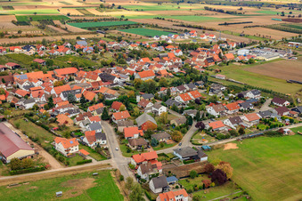 Vue aérienne de Speckstr à Schweighofen dans le département Rhénanie-Palatinat, Allemagne