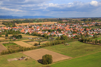 Photographie aérienne de Vue de la ville depuis le sud-ouest à Steinfeld dans le département Rhénanie-Palatinat, Allemagne