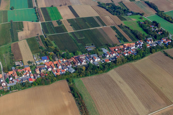 Photographie aérienne de Vue du village depuis le sud-ouest à Vollmersweiler dans le département Rhénanie-Palatinat, Allemagne