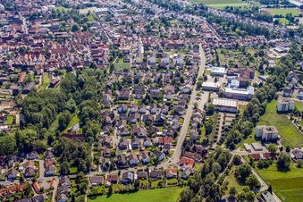 Vue aérienne de Anneau Sud à Herxheim bei Landau dans le département Rhénanie-Palatinat, Allemagne