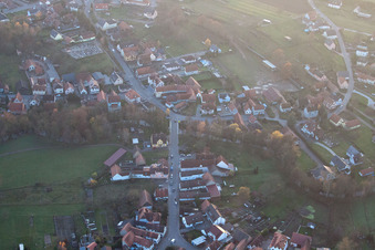 Scheibenhard dans le département Bas Rhin, France hors des airs