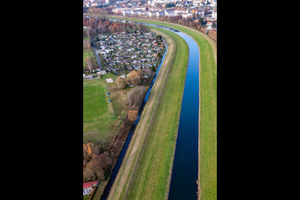 Vue aérienne de Schwalbenrain à Rastatt dans le département Bade-Wurtemberg, Allemagne