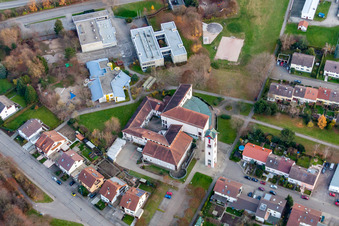 Photographie aérienne de Centre communautaire du Sacré-Cœur à Rastatt dans le département Bade-Wurtemberg, Allemagne
