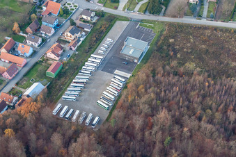 Schaffhouse-près-Seltz dans le département Bas Rhin, France depuis l'avion