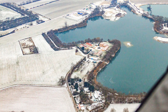 Photographie aérienne de Spire, Deutschhof, Am Deutschewühl à Otterstadt dans le département Rhénanie-Palatinat, Allemagne