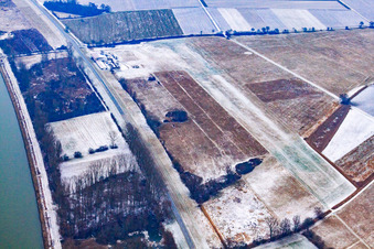 Vue oblique de Aérodrome de Herrenteich à Hockenheim dans le département Bade-Wurtemberg, Allemagne
