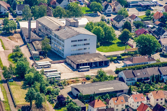 Vue aérienne de Eichenauer à Kandel dans le département Rhénanie-Palatinat, Allemagne
