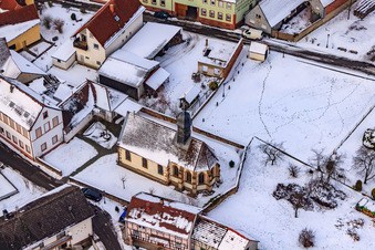 Photographie aérienne de Église Sainte-Anne près de Snow à Dierbach dans le département Rhénanie-Palatinat, Allemagne