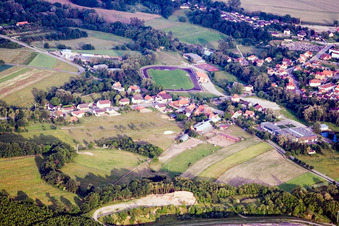 Photographie aérienne de Lauterbourg dans le département Bas Rhin, France