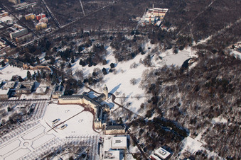 Enregistrement par drone de Verrouillage à le quartier Innenstadt-West in Karlsruhe dans le département Bade-Wurtemberg, Allemagne
