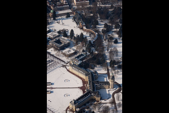 Image drone de Verrouillage à le quartier Innenstadt-West in Karlsruhe dans le département Bade-Wurtemberg, Allemagne