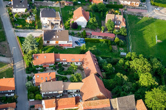 Vue aérienne de Rue des Soldats à Forstfeld dans le département Bas Rhin, France