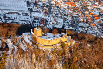 Image drone de Ruines de Landeck à Klingenmünster dans le département Rhénanie-Palatinat, Allemagne
