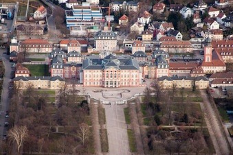 Vue aérienne de Verrouillage à Bruchsal dans le département Bade-Wurtemberg, Allemagne