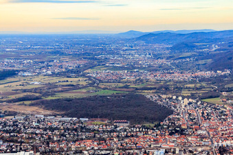 Photographie aérienne de Du sud à Wiesloch dans le département Bade-Wurtemberg, Allemagne