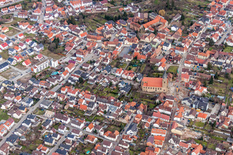Vue aérienne de Et Paul à Rauenberg dans le département Bade-Wurtemberg, Allemagne