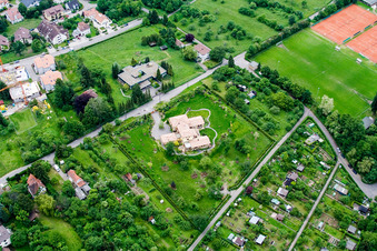 Vue aérienne de Ville du Sud-Ouest à le quartier Dillweißenstein in Pforzheim dans le département Bade-Wurtemberg, Allemagne