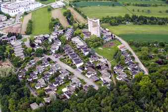 Vue aérienne de Humboldtstraße à Birkenfeld dans le département Bade-Wurtemberg, Allemagne