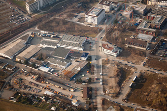 Vue oblique de Projet EASTSITE de BAU Bauträgergesellschaft mbH à le quartier Neuostheim in Mannheim dans le département Bade-Wurtemberg, Allemagne