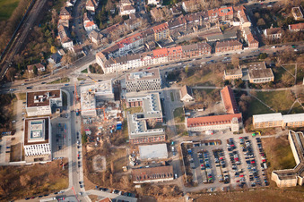 Vue d'oiseau de Projet EASTSITE de BAU Bauträgergesellschaft mbH à le quartier Neuostheim in Mannheim dans le département Bade-Wurtemberg, Allemagne