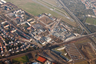Vue aérienne de CAMELOT à le quartier Oststadt in Mannheim dans le département Bade-Wurtemberg, Allemagne