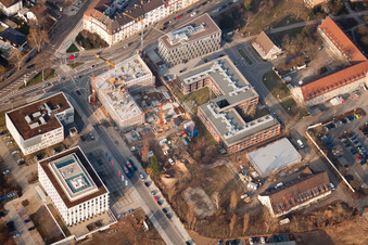 Vue oblique de Projet EASTSITE de BAU Bauträgergesellschaft mbH à le quartier Neuostheim in Mannheim dans le département Bade-Wurtemberg, Allemagne