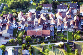 Enregistrement par drone de Saarstraße à Kandel dans le département Rhénanie-Palatinat, Allemagne