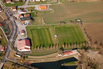 Photographie aérienne de Munchhausen dans le département Bas Rhin, France