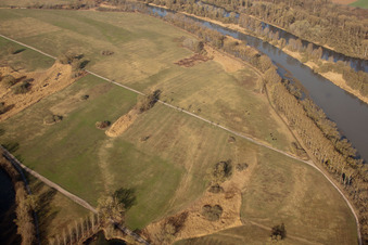 Image drone de Munchhausen dans le département Bas Rhin, France