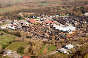 Mothern dans le département Bas Rhin, France vue du ciel