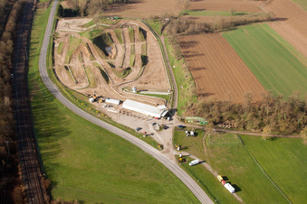 Mothern dans le département Bas Rhin, France vue d'en haut