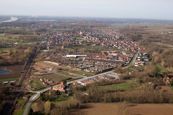 Mothern dans le département Bas Rhin, France vue du ciel