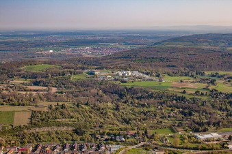 Vue aérienne de Pfinztal, Institut Fraunhofer de technologie chimique (ICT) à le quartier Grötzingen in Karlsruhe dans le département Bade-Wurtemberg, Allemagne