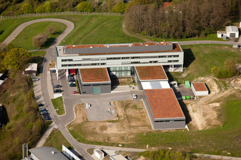 Vue oblique de Pfinztal, Institut Fraunhofer de technologie chimique (ICT) à le quartier Grötzingen in Karlsruhe dans le département Bade-Wurtemberg, Allemagne