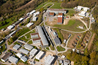 Pfinztal, Institut Fraunhofer de technologie chimique (ICT) à le quartier Grötzingen in Karlsruhe dans le département Bade-Wurtemberg, Allemagne hors des airs