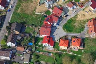 Image drone de Nouveaux bâtiments sur Höhenweg à Kandel dans le département Rhénanie-Palatinat, Allemagne