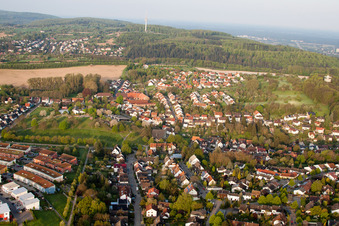 Vue aérienne de Quartier Hohenwettersbach in Karlsruhe dans le département Bade-Wurtemberg, Allemagne