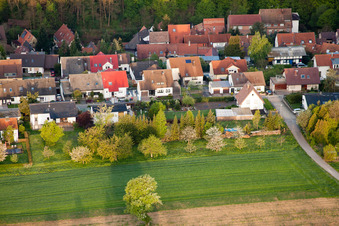 Image drone de Quartier Grünwettersbach in Karlsruhe dans le département Bade-Wurtemberg, Allemagne