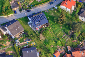 Photographie aérienne de Chemin Albert Schneller à le quartier Grünwettersbach in Karlsruhe dans le département Bade-Wurtemberg, Allemagne