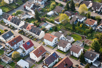 Photographie aérienne de Tulpenstr à le quartier Reichenbach in Waldbronn dans le département Bade-Wurtemberg, Allemagne