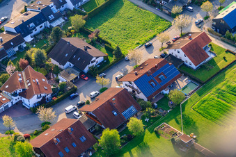 Image drone de Traminerstr à le quartier Stupferich in Karlsruhe dans le département Bade-Wurtemberg, Allemagne