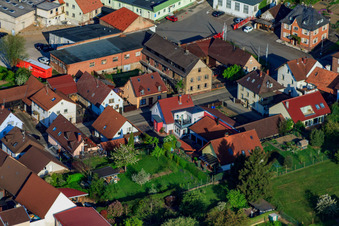 Thomashofstr à le quartier Stupferich in Karlsruhe dans le département Bade-Wurtemberg, Allemagne vue d'en haut