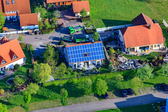 Rue Gerbera à le quartier Stupferich in Karlsruhe dans le département Bade-Wurtemberg, Allemagne d'en haut